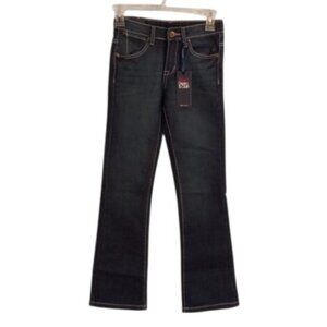 Paper Denim & Cloth Size 10 Jeans Big Girl Skinny Boot Cut Blue Dark Wash NEW